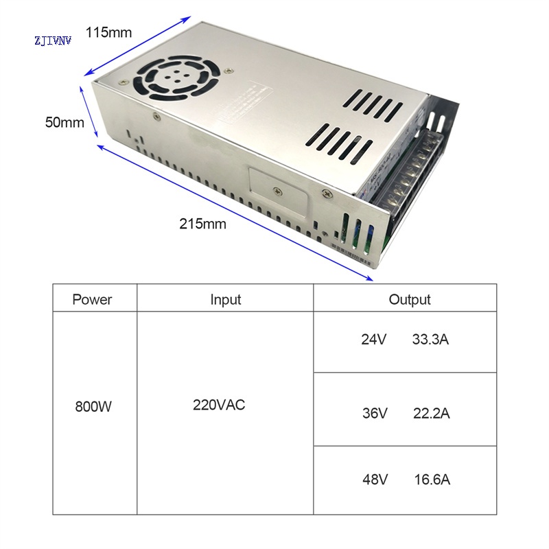 800W Mini size switching power supply
