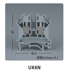 Uk-6N, UK series universal terminal block